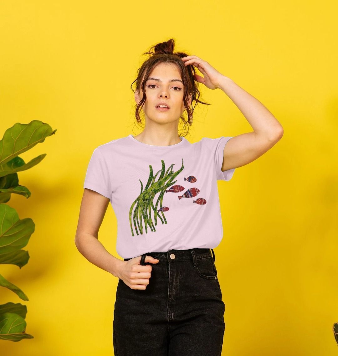 shoal days organic women's tee - Printed T-shirt - Sarah Millin