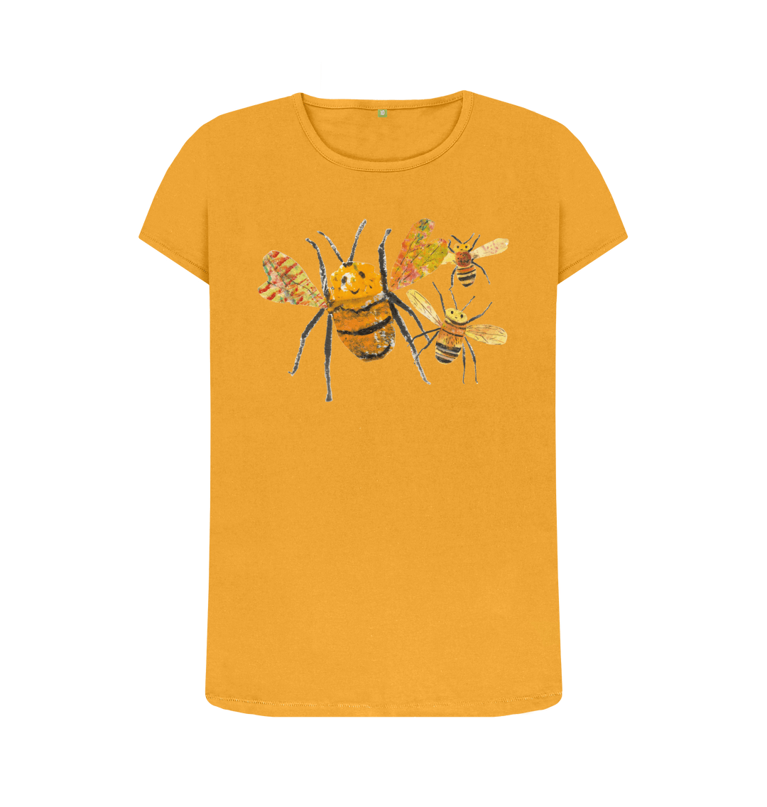 Mustard Printed T-shirt Front