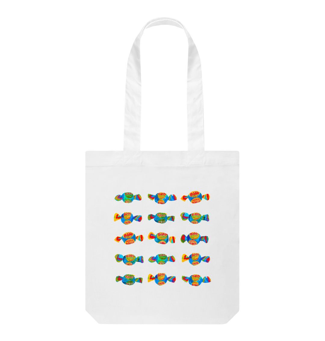 blowin' bubbles organic tote bag - Printed Bag - Sarah Millin