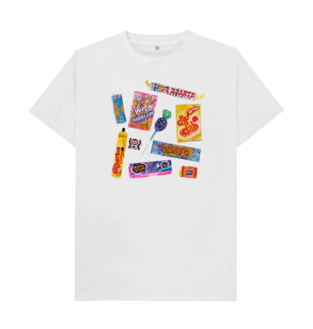 White Printed T-shirt Front