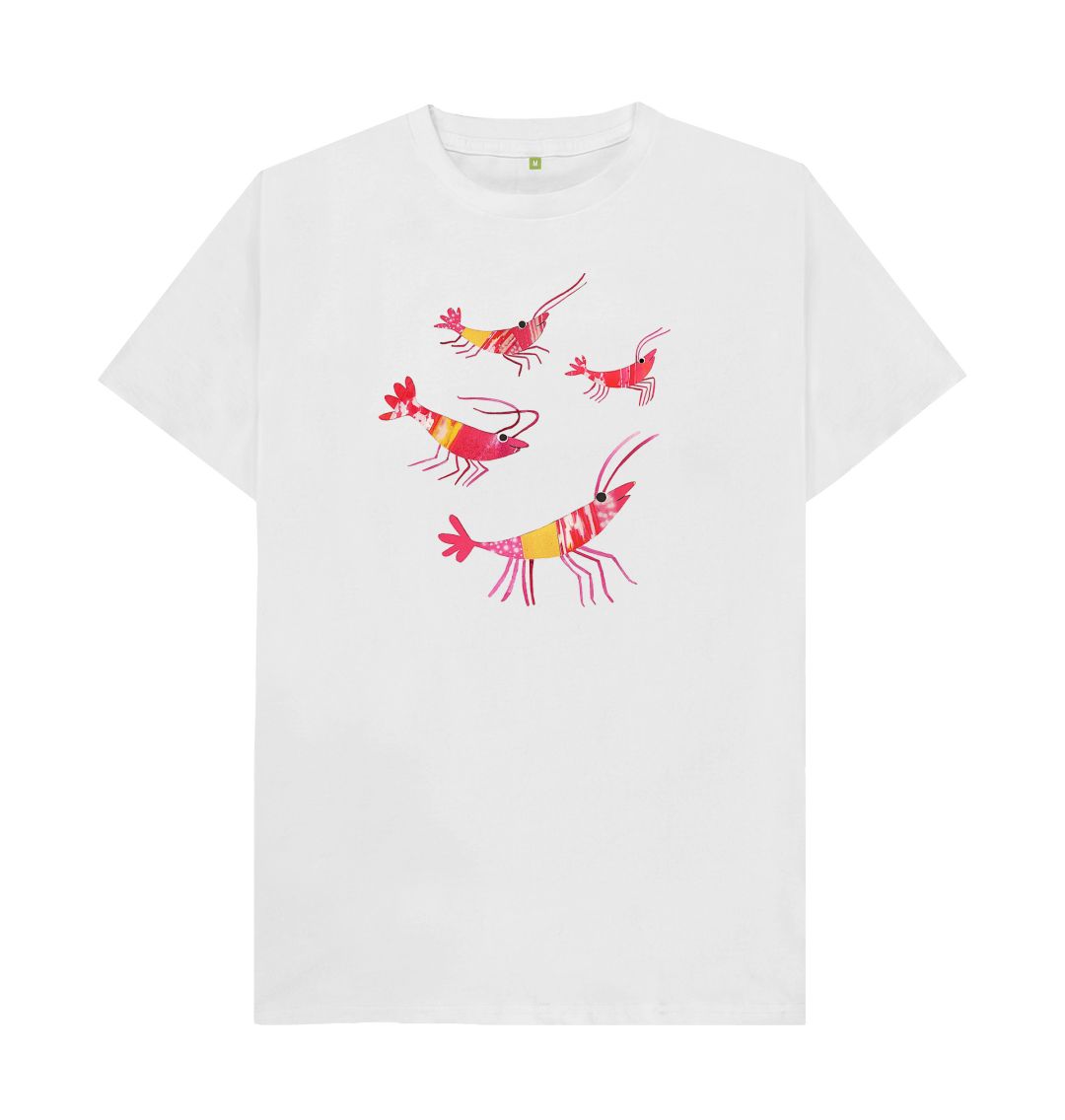 prawn party organic men's tee - Printed T-shirt - Sarah Millin