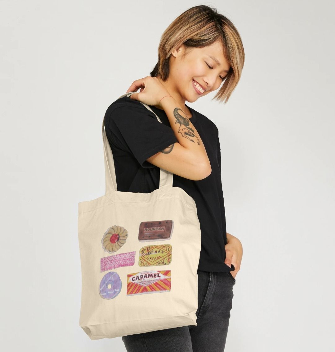 sweet treats organic tote bag - Printed Bag - Sarah Millin