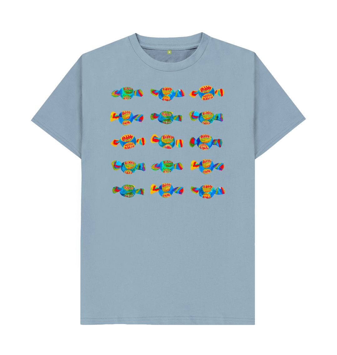 blowin' bubbles organic men's tee - Printed T-shirt - Sarah Millin