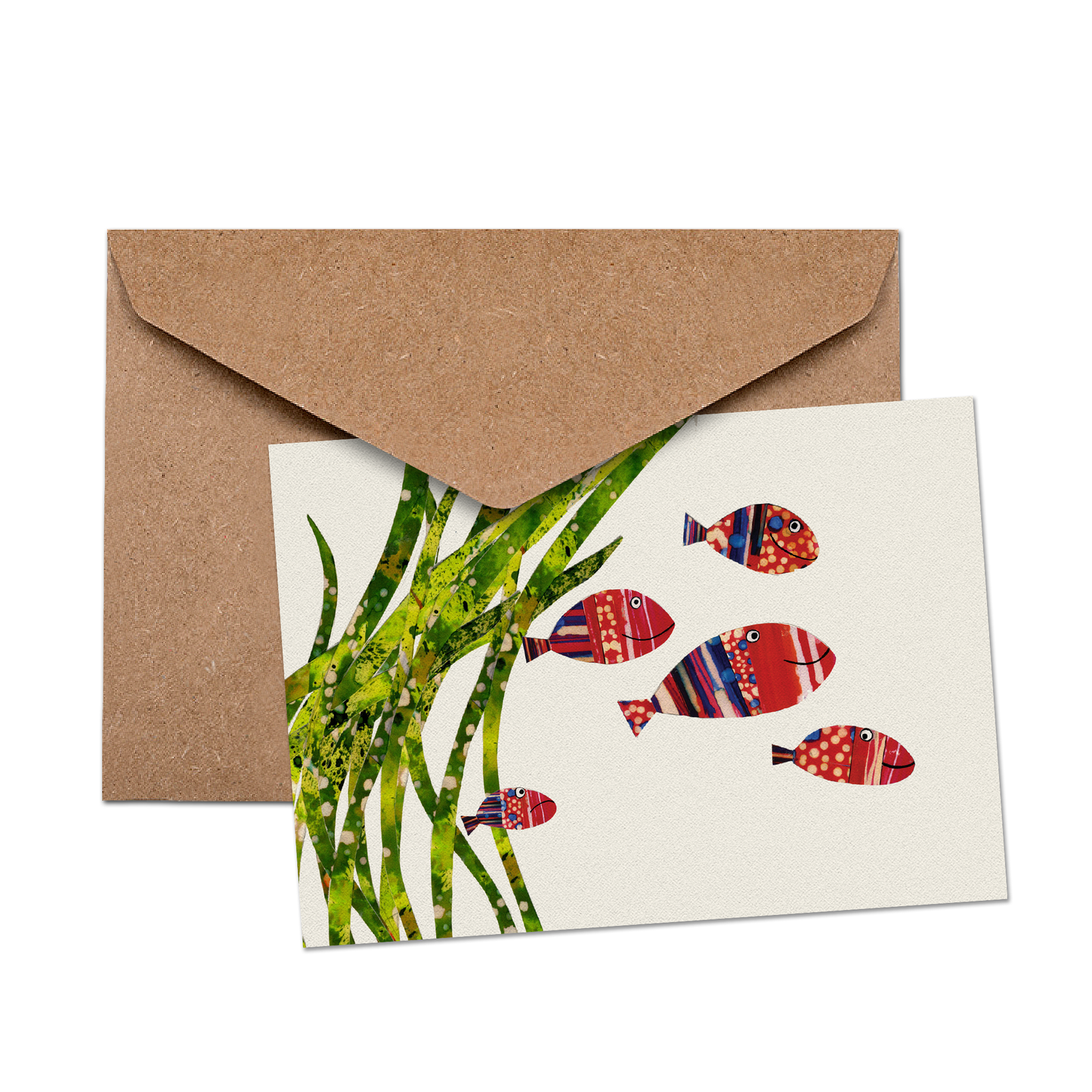 Nature collection of four greeting cards