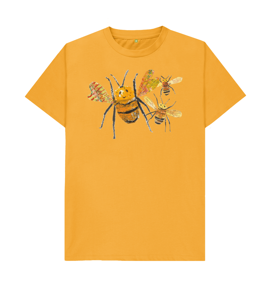 Mustard Printed T-shirt Front