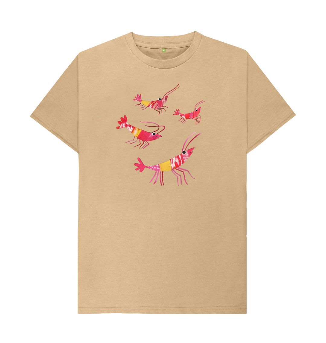 prawn party organic men's tee - Printed T-shirt - Sarah Millin