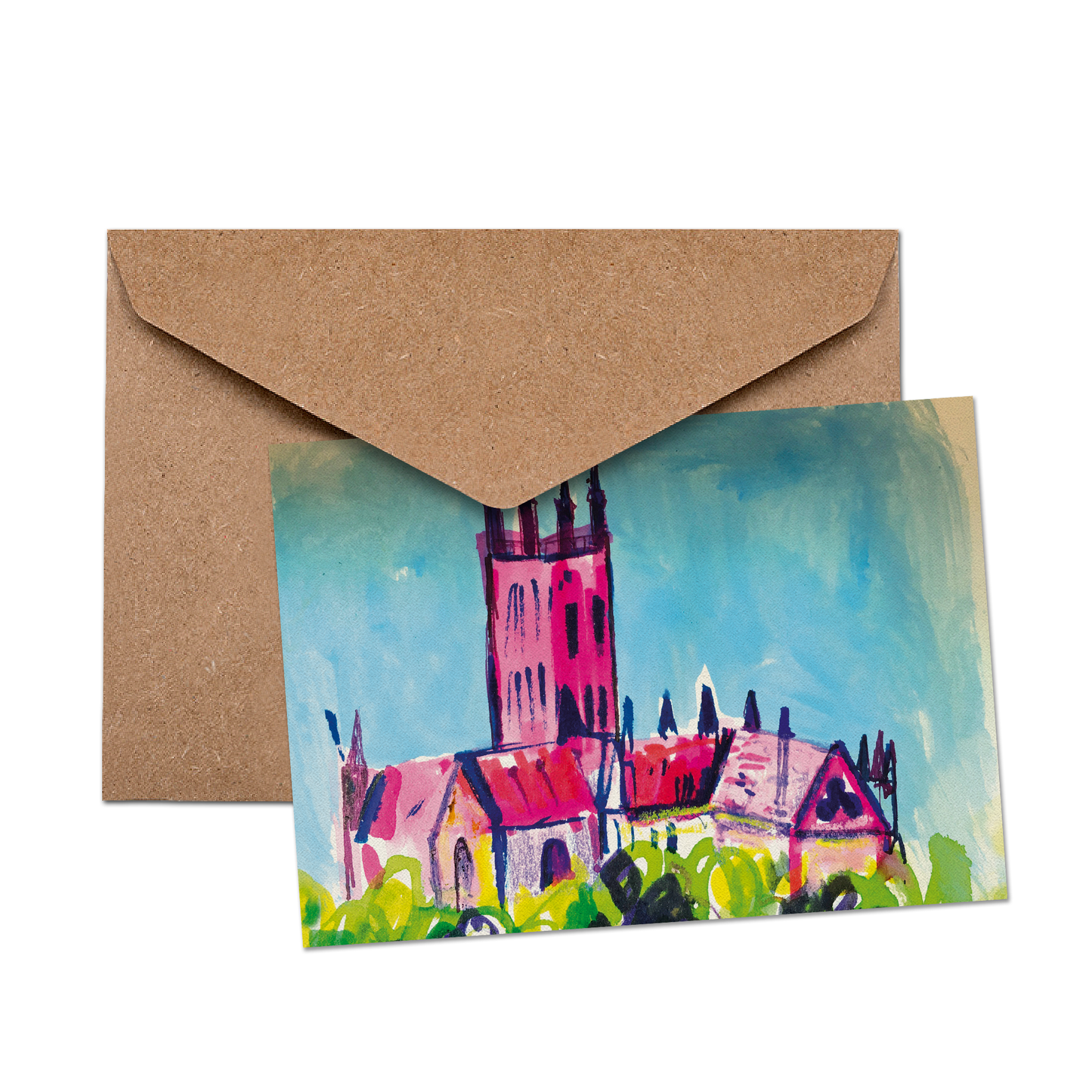 City of Worcester collection of four greeting cards