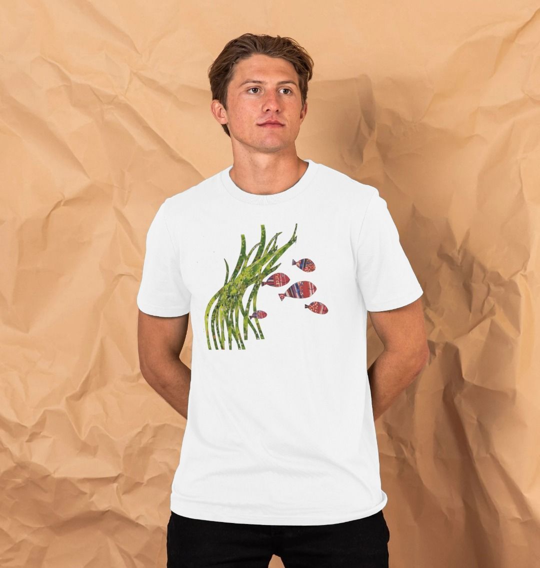 shoal days organic men's tee - Printed T-shirt - Sarah Millin