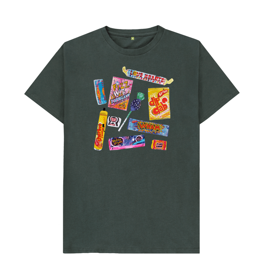 Dark Grey Printed T-shirt Front