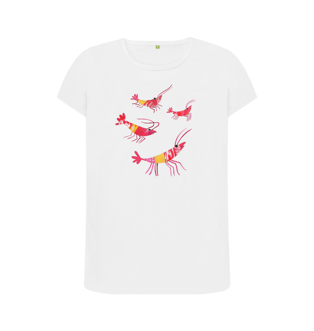 White Printed T-shirt Front