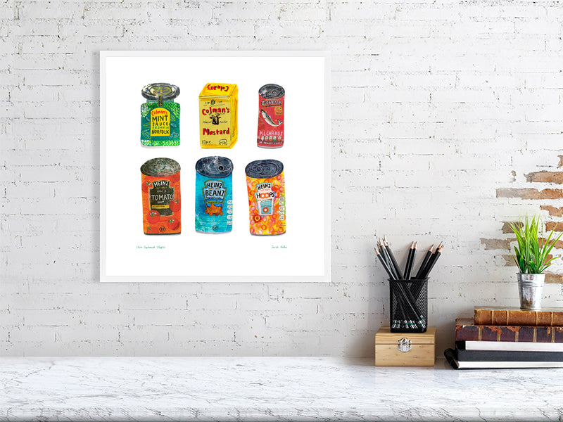 store cupboard staples fine art print - limited edition - fine art - Sarah Millin